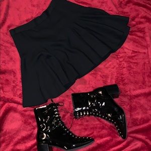 Robert Rodriguez Black Skater skirt